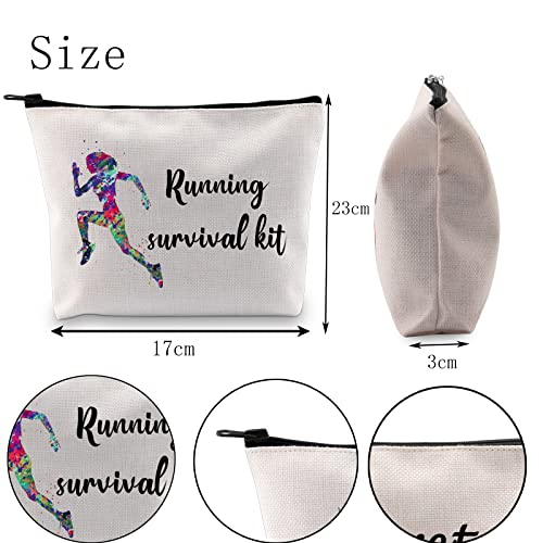 Pofull Running Gifts For Her Running Lover Gifts Running Survival Kit For Runners Cross Country Running Cosmetic Bag (Running Survival Kit Bag) #TOP3