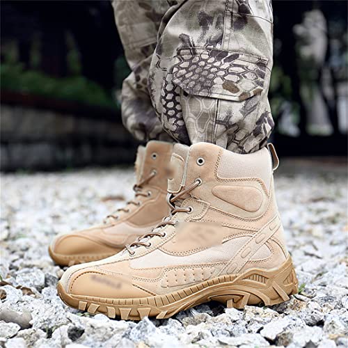 Militärische Taktische Herrenstiefel Rafale Special Force High Cut Army Desert Combat Sandy Farbe Leder Arbeitsschuhe Black 43