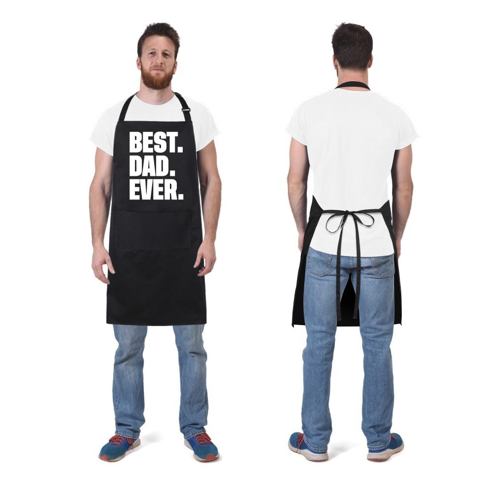 Xornis 100% Cotton Funny Apron for Men Women Adjustable Bib Aprons with 2 Pockets Grill Kitchen Cooking BBQ One Size Fits All