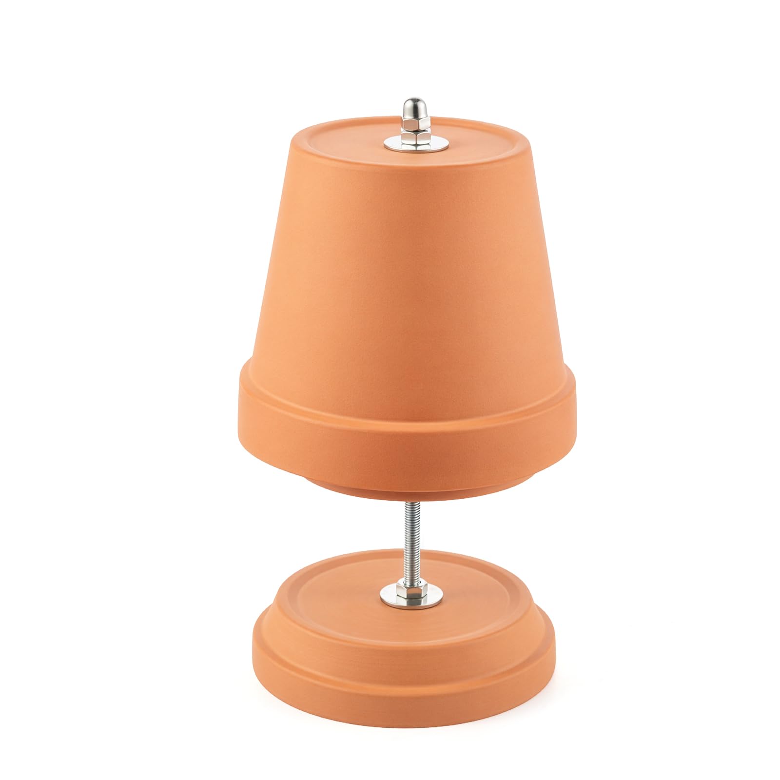 Greenwhim Terracotta Ceramic Tealight Heater Lamp Candle Warmer For 4–6 Tealights Tabletop Heat Lantern For Teapot Warming, Dining Table, Garden Patio