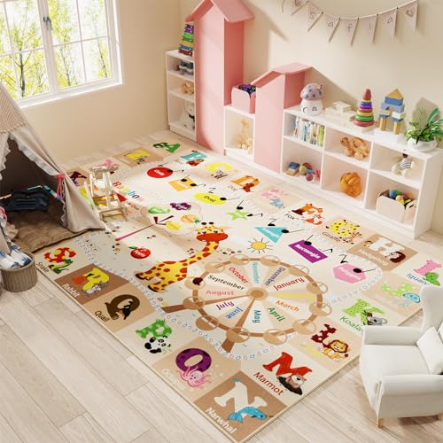 B BENRON Kids Rugs for Playroom Review: A Washable Educational Play Mat?