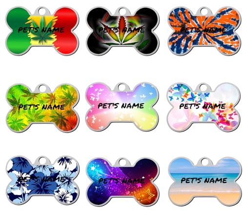 Sunflower Dog Tags for Pets Personalized Pet ID Tag with Any Name & Text Dog Custom Dog Name Tag Bone Dog ID Tag for Puppy Pet Dogs Furry Friend Sunflower Dog Tags for Pets Personalized Pet ID Tag with Any Name & Text Dog Custom Dog Name Tag Bone Dog ID Tag for Puppy Pet Dogs Furry Friend