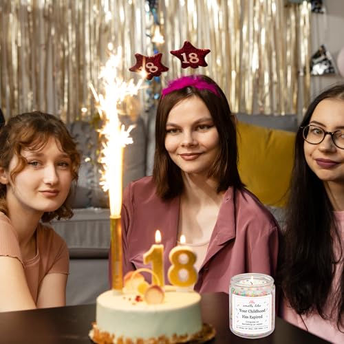 Delightful Vanilla Birthday Cake Scented Candle - Perfect Gifts for 16th, 17th, and 18th Birthdays and High School Graduations - Image 7