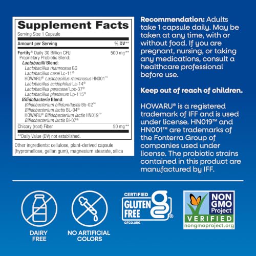 Nature's Way Fortify Daily Pre+Probiotic for Adults, 30 Billion CFUs, 30 ct - image 7