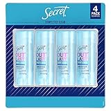 Secret Outlast Anti-Perspirant Deodorant Clear Gel Completely Clean - 2.7 oz, Pack of 4