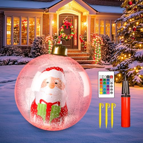 Aufblasbare Weihnachtskugeln, 60cm Große Weihnachtskugeln...