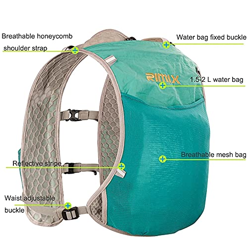 Mochila de corrida leve 5L para esportes ao ar livre, trilha, corrida, maratona, trilha, caminhada,