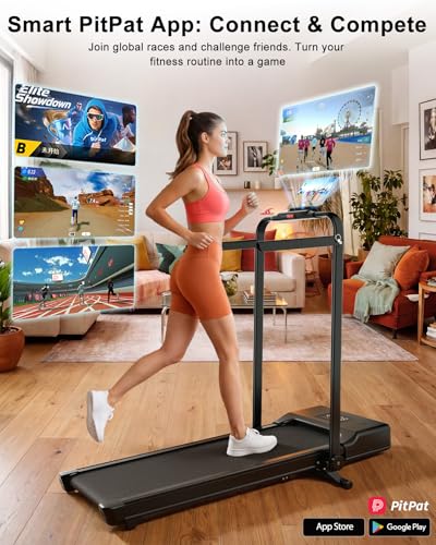 Standing treadmill desk