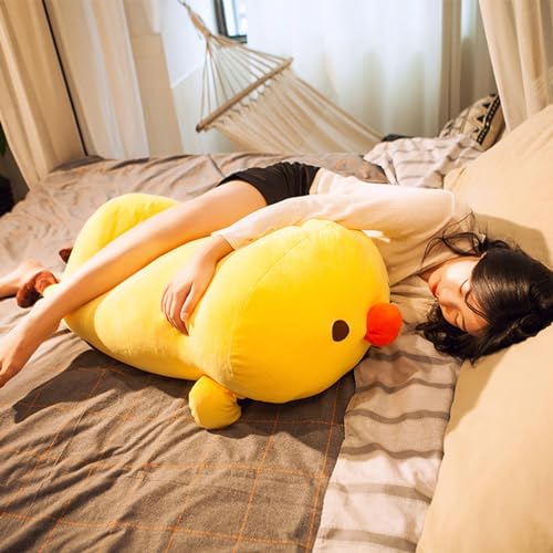 ひよこ 黄 抱き枕 ぬいぐるみ 抱きまくら 縫い包み 添い寝枕 背当て 腰当て クッション 首枕 もちもち 部屋飾り かわいい 萌え 多機能 出産祝い お誕生日 クリスマス インテリア ソファー キッズ 90cm