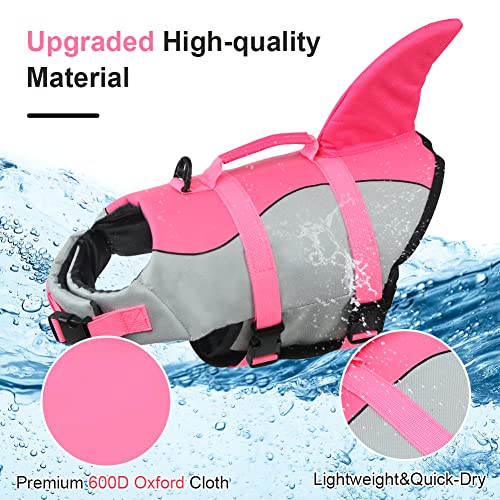 EMUST Large Dog Life Jacket, Dog Life Vests for Swimming Small/Medium/Large Dog Life Preserver with Rescue Handle - Image 2