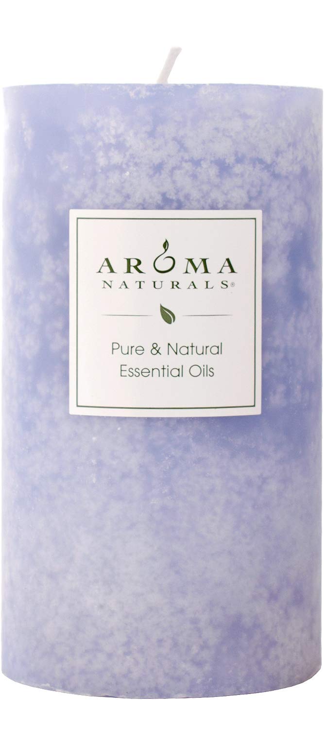 Aroma Naturals Essential Oil Scented Pillar Candle
