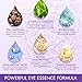 Eye Treatment Serum - 8% Caffeine & Retinol, Hyaluronic Acid, Niacinamide, Peptides - Cream for Dark Circles, Puffy Eyes, Fine Lines - 360° Eye Roller Massage Ball Included, 0.5 fl. oz