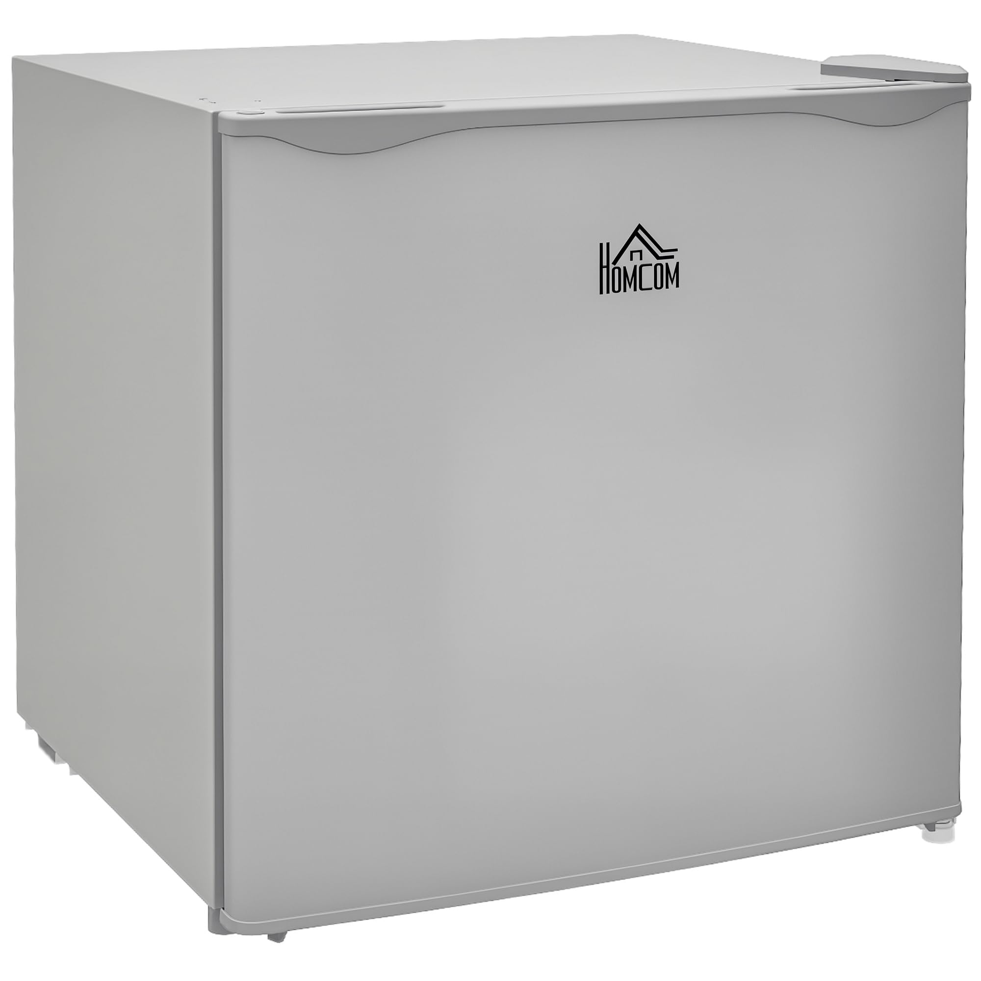 HOMCOM Tabletop Mini Freezer with 35 Litre Capacity, Small Freezer with Reversible Door, Adjustable Temperature and Removable Wire Shelf for Bedrooms, Home Office, Silver Tone — view 14