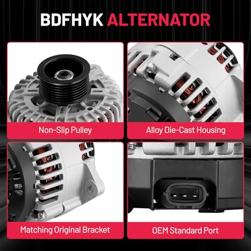 Image of BDFHYK 11256N Alternator Compatible with Nissan Pathfinder 5.6L 2008-2012