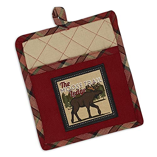Dii Kitchen Textile Collection, Potholder & Dishtowel Gift Set, Moose Trail, 2 Piece #TOP1