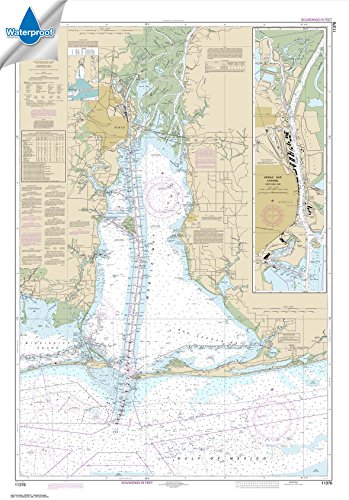 NOAA Chart 11376: Mobile Bay Mobile Ship Channel-Northern End, 34.9 X 50.1, Waterproof