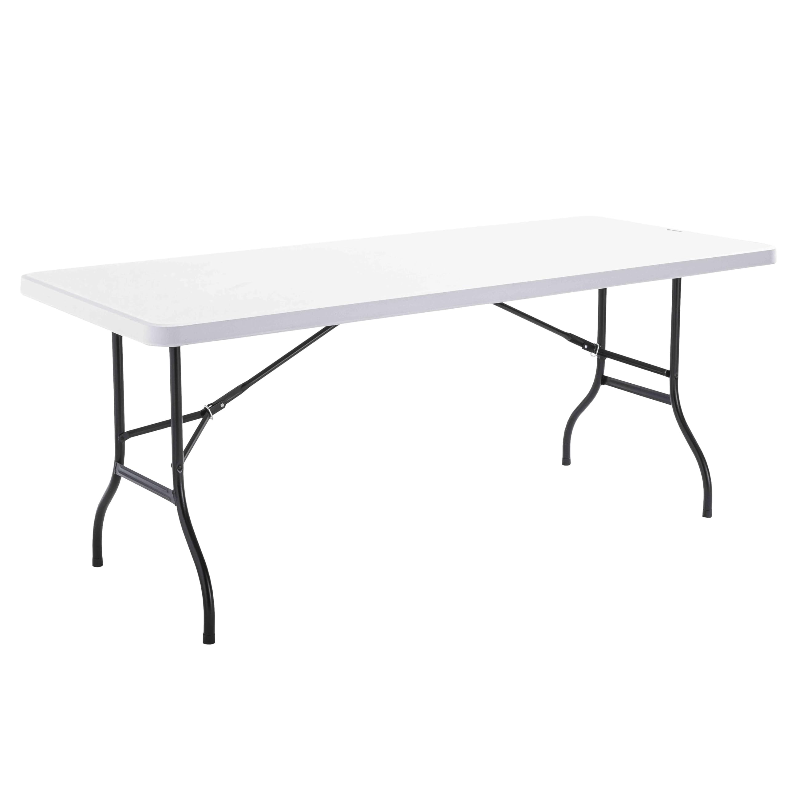 Table de Jardin Pliante 8 Places Blanc - 180cm x 74cm x 74cm