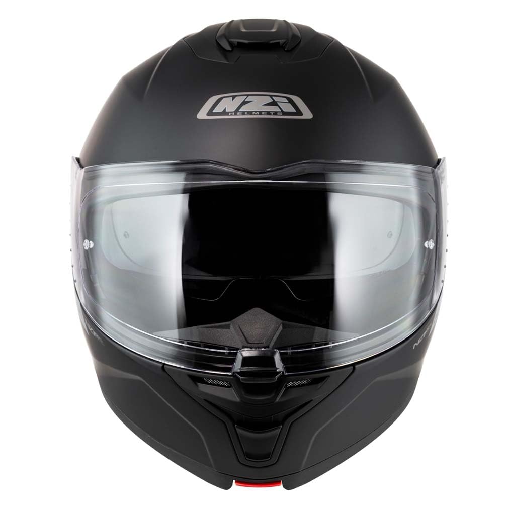 NZI Combi 3 Duo Negro Mate - Casco de Moto Modular Abatible con Visor Solar - Unisex Hombre y Mujer - Homologado P/J ECE 22.06