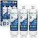 Produktbild Pureline 640565 Kühlschrank-Wasserfilter, für Bosch 640565, EVOLFLTR10, AP3961137, Whirlpool WHKF-R-PLUS Dreifach-Filtration mit fortschrittlichem Kohleblock, 3 Stück