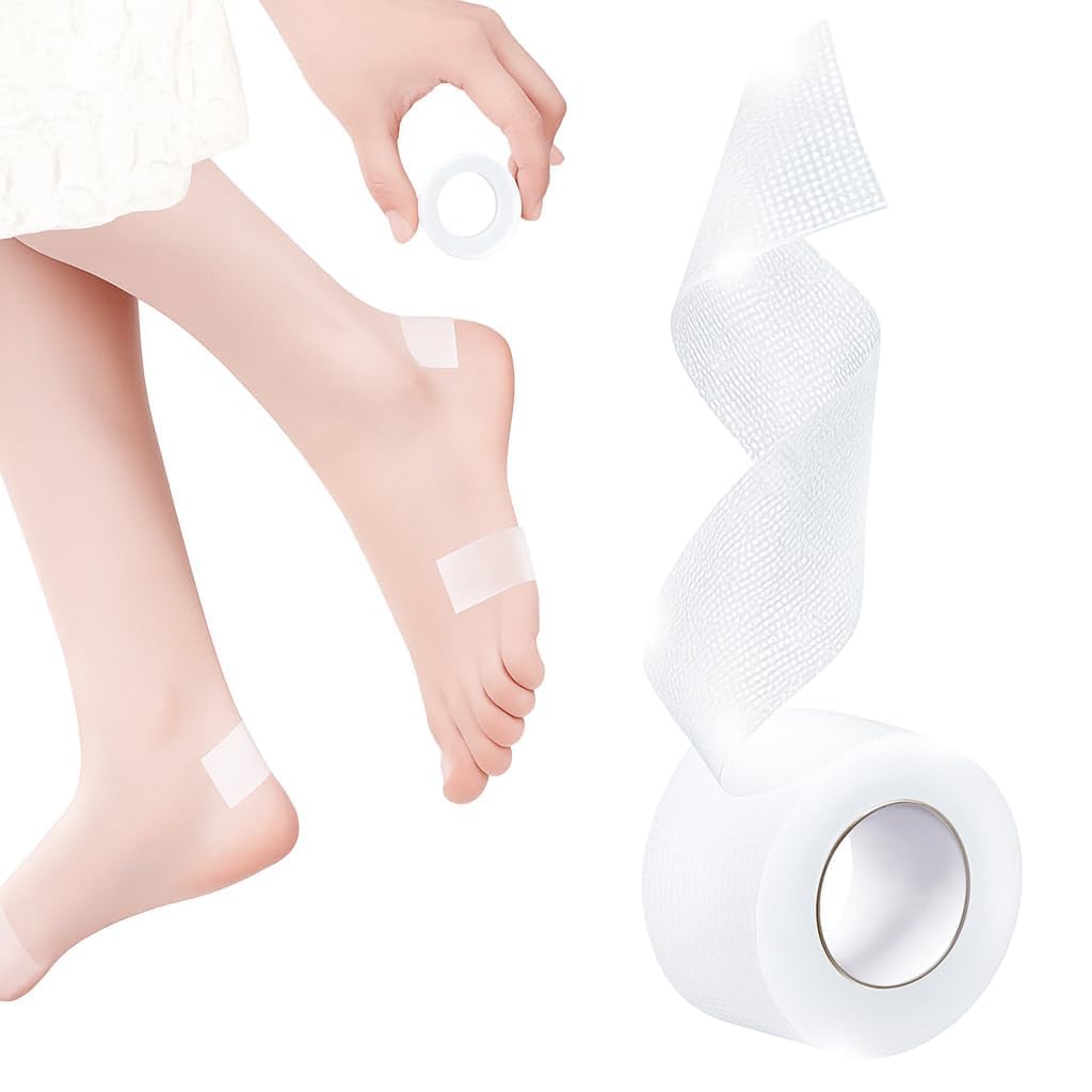 Anti-Slip Heel Blister Cushion Bandage Roll, Clear, Silicone, Adhesive Pad, Cushioning with Massage Nodules for Comfort-image-45
