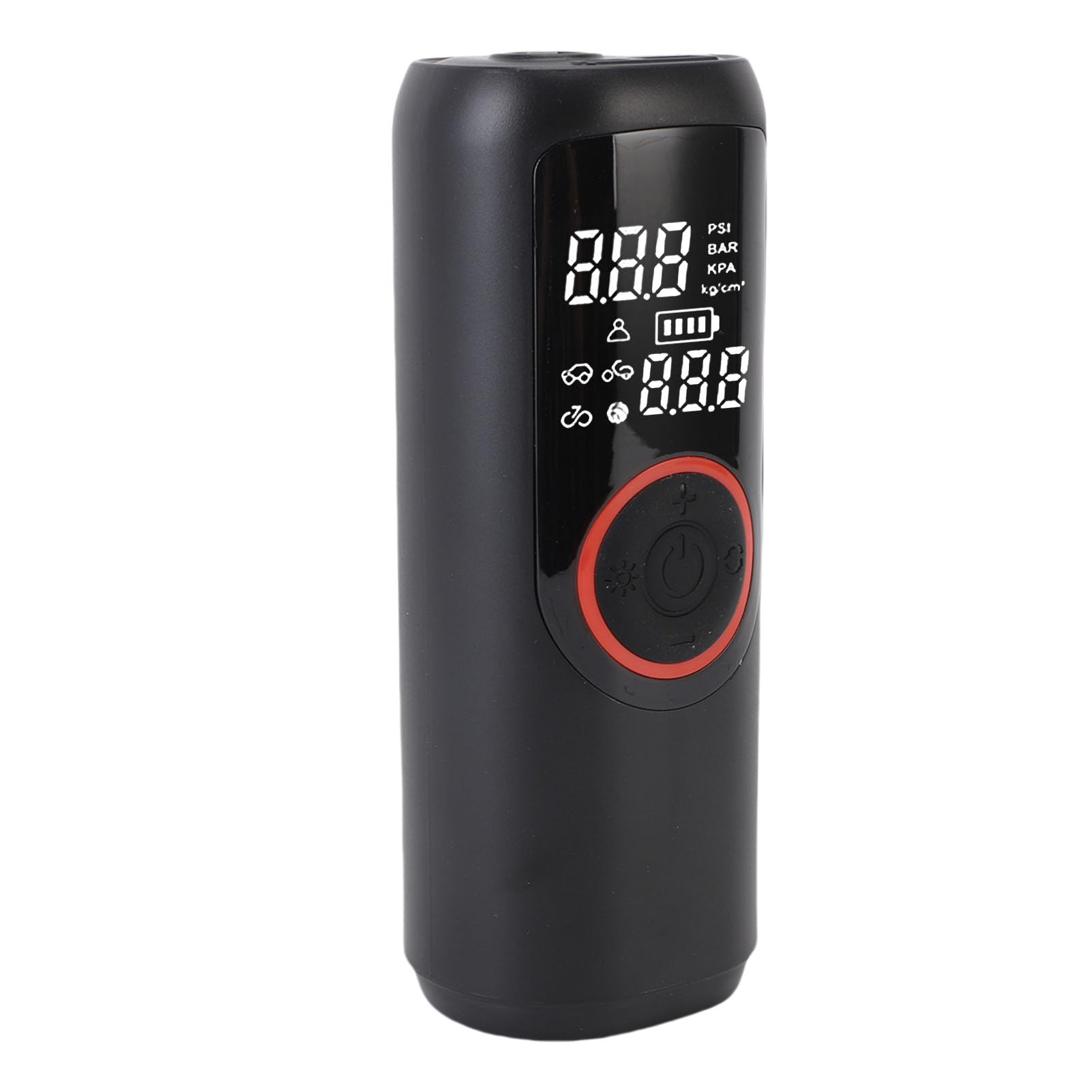 Bezprzewodowa Pompka do Opon, Samochodowa Pompka do Opon 150 Psi ze światłem LED i Cyfrowym Wyświetlaczem Funkcja Automatycznego Wyłączania, Inteligentne Akcesoria Samochodowe do Rowerów
