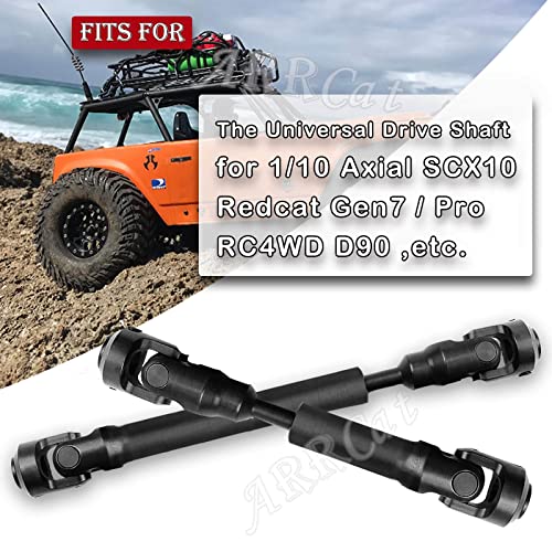 2Pcs Rc Drive Shaft 117-164Mm For 1/10 Scx10，Scx10-Ii Rtr,（117-164Mm） #TOP1