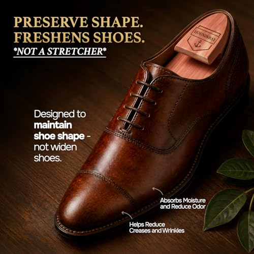HOUNDSBAY Cedar Shoe Tree para Hombre y Mujer miniatura 4