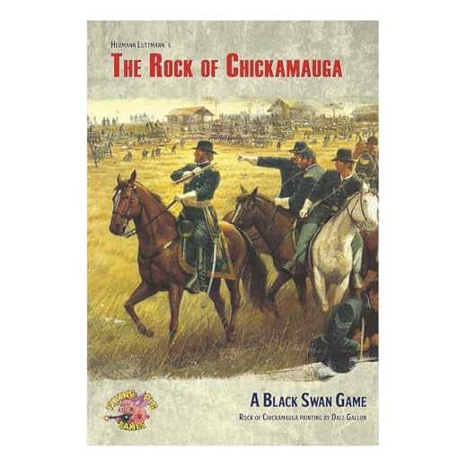 Flying Pig Games The Rock of Chickamauga, Civil War Strategy Board Game, for Adults 18+