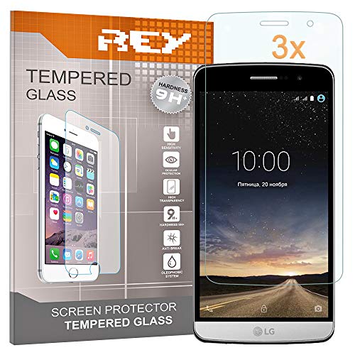 3X Protector de Pantalla para LG Ray X 190, Cristal Vidrio Templado Premium