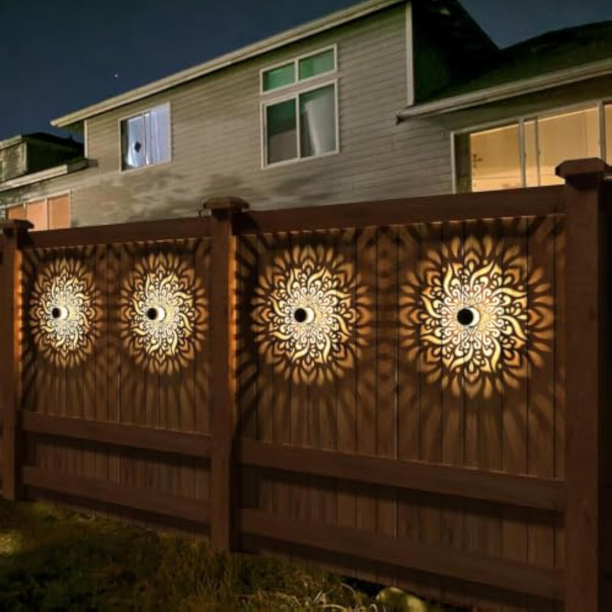 Outdoor Decorative Wall Step Deck Light for Garden, Warm White