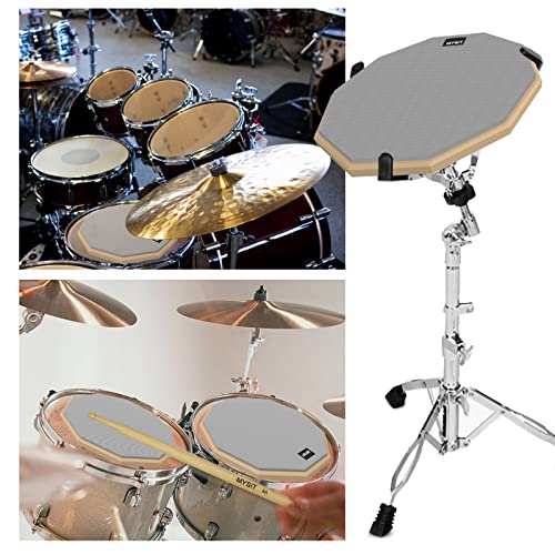 image for MySit 12-Inch Drum Practice Pad and Sticks Set With 2pcs Silicone Drum