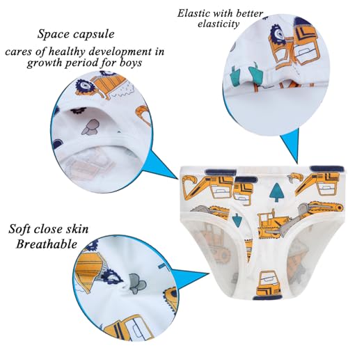Image of Little Boys Briefs Dinosaur Shark Truck Space Toddler Kids Baby Underwear 6 /3-Pack