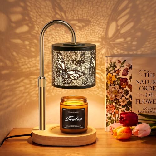 Butterfly Candle Warmer Lamp with Dimmer...