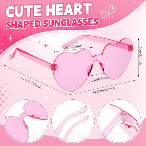 Image of Chunyin 2 Pieces Party Wigs and Sunglasses Set, Pink