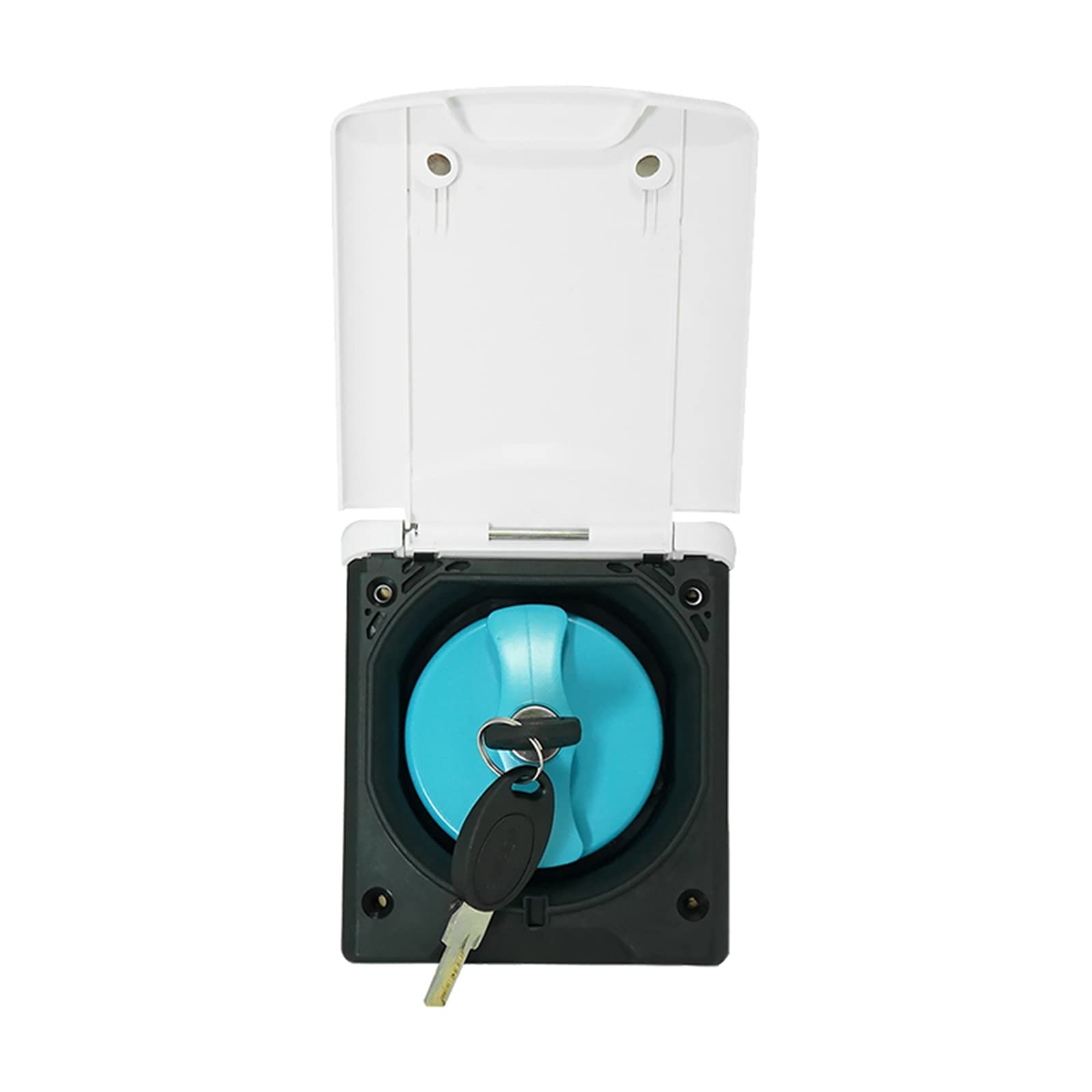 RV Camper Retrofit Lock Boat Gravity Water Inlet Tapón de llenado Lock Yacht Karavan Motorhome Trailer Anti Bocor Entrada de Agua Piezas de Repuesto para Motocicletas