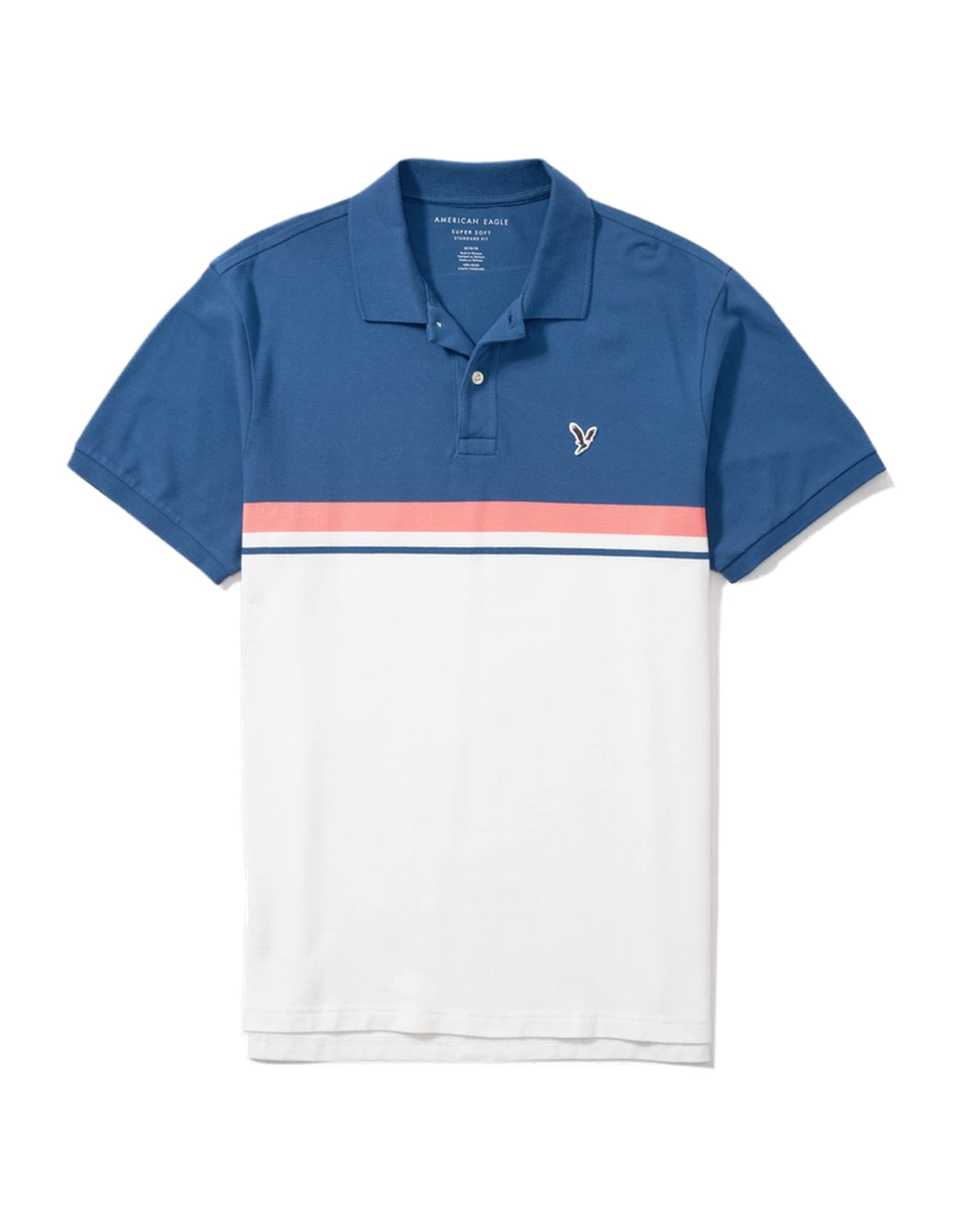 American EagleMen Striped Polo Shirt
