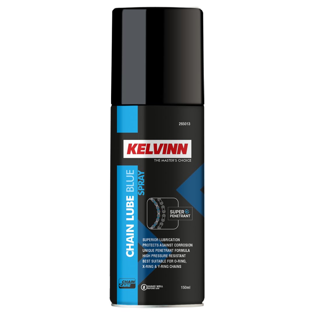 KELVINN Bike Chain Lube, 150ml- Durable, Tear & Noise-Reducing Lubricant/Oil for Rain & Corrosion Protection | Prevents Sling-off & Chain Breakage | Ensures Extended Chain Life – Blue (B0CR7K8Y4R) Amazon Price History, Amazon Price Tracker