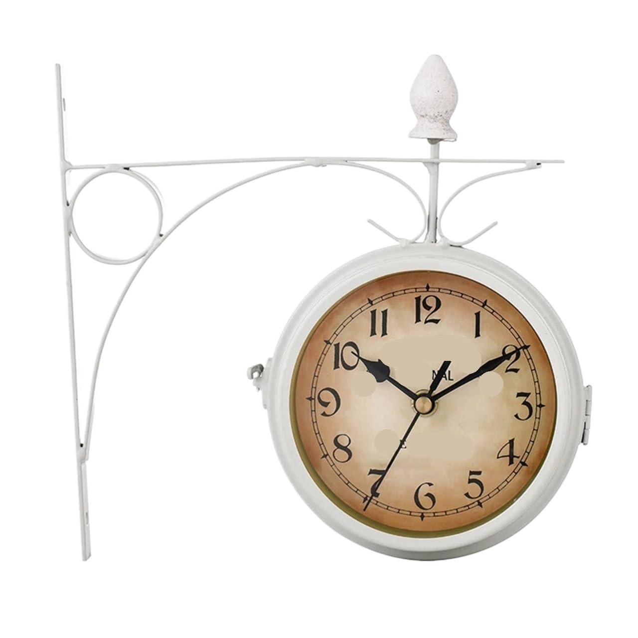 ZHSOAO Double Sided Waterproof Wall Clock for Patio, Pool, Garden