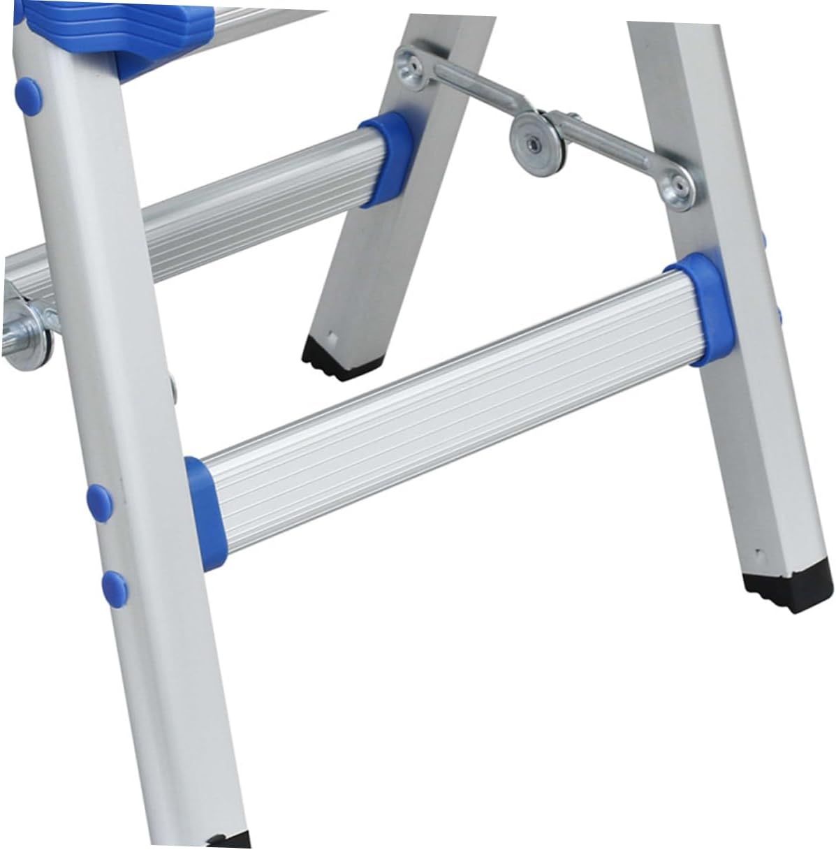 Totority Aluminum Alloy Folding Stool Compact Hiking Seat Portable Kitchen Step Stool Train for Home Outdoor Rest Random Style