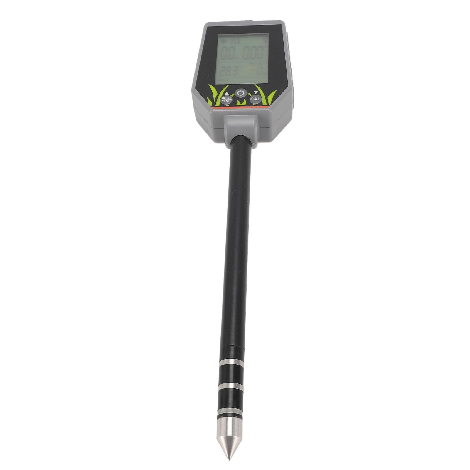6-in-1-PH-Messgerät-Kit, Genauigkeit für die Pflanzenpflege Im Garten, Gras, Rasen, Gewächshaus, Einfache Messung des -EC-Lichts, Fruchtbarkeit, Luftfeuchtigkeit, Temperatur,