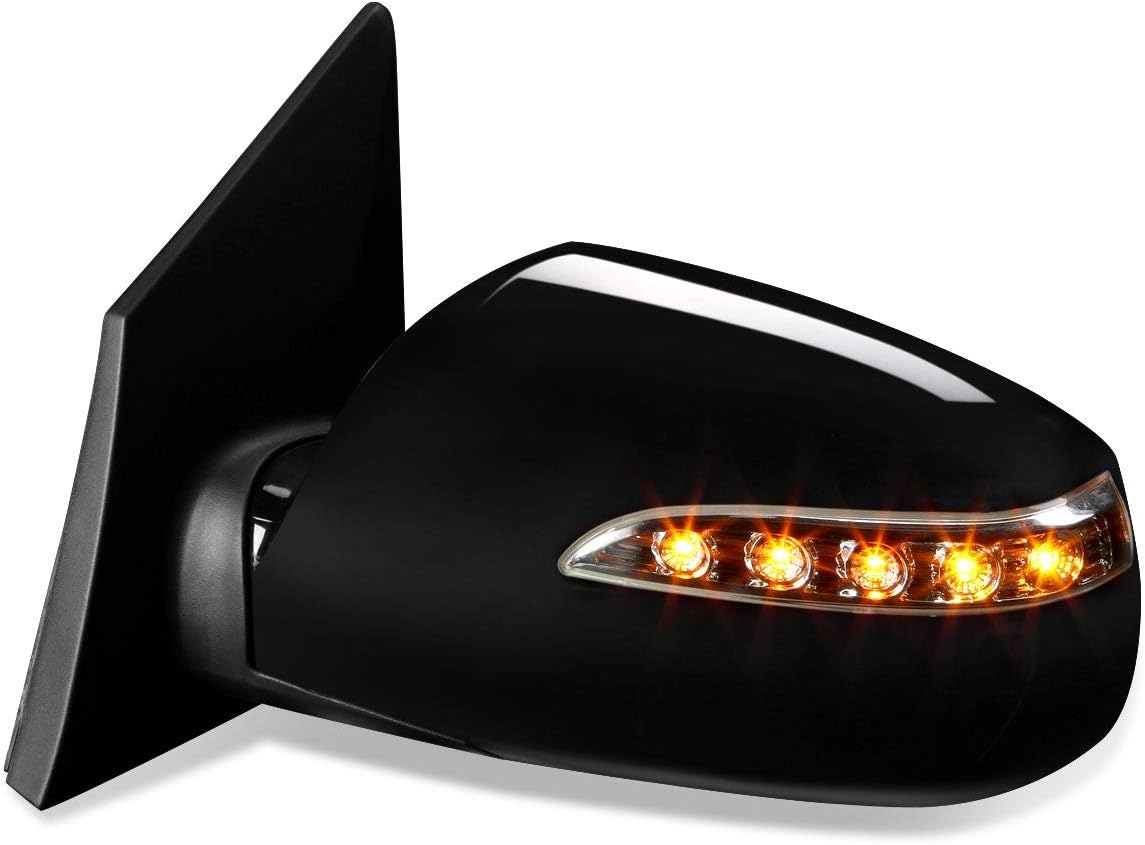Auto Dynasty HY1320176 OE Style Powered+Heated+Turn Signal Driver/Left Side View Door Mirror Compatible with Hyundai Tucson 10-15