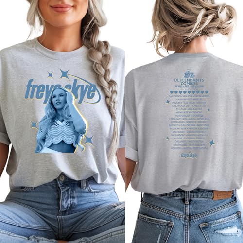 Fr.e.ya Sk.y.e Shirts Des.cendant.s Music Zo.mbies Worlds Tour C.ollid.e Shirt Multi3