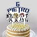 Topper torta nome personalizzato per feste di compleanno ragazzi e bambini. Tema transformers