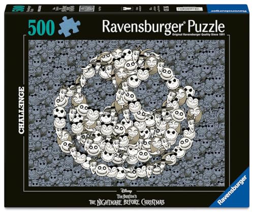 Ravensburger - Puzzle 500 pièces - L'étrange Noël de Monsieur Jack