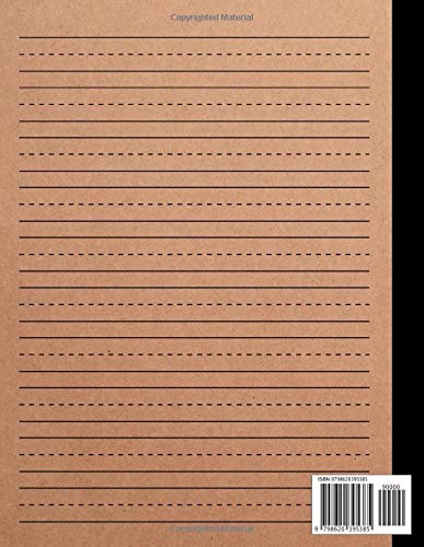 Miniatura 2 de Draw and Write Paper for Kids Blank Dotted Lined Notebooks Make a story writing , Handwriting practice for homeschooling , school supplies ,