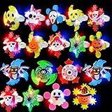 光る指輪ハロウィン お祭り縁日グッズ 飾りキラキラリング 子供・大人対応可 ブレスレット光る リング 光り物玩具 ハロウィン ランダム販売光る指輪 飾り 飾り付け 装飾 プレゼント20個 (ハロウィンスピンリング)