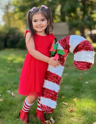 Image of Arshiner Toddler Tutu Dress Little Girls Fluffy Summer Dresses Casual Party Tulle Sundress for Kids 2-6Y