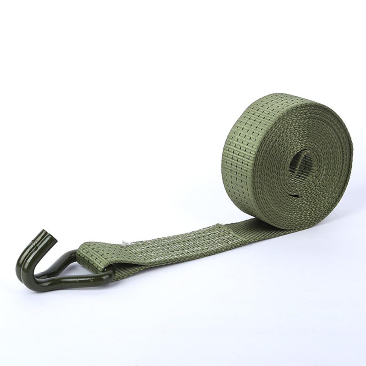 LKW Spanngurt 6m Polyester Ratschengurt mit Metallratsche und Haken Verzurrt Motorrad ATV und Fracht Sicher
