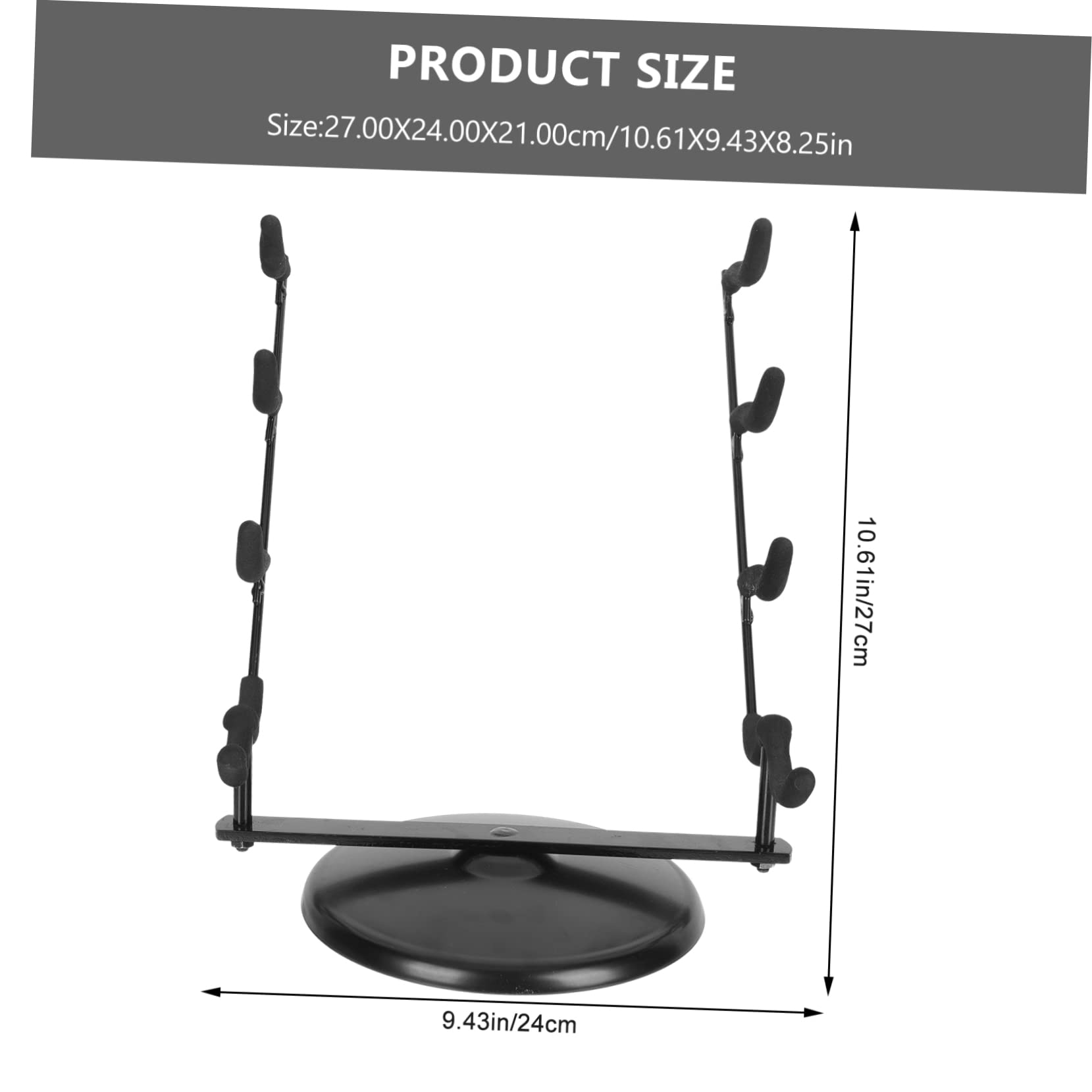 Toyvian Porta Flauto in Ferro Scaffale per Organizzare Dizi Supporto per Riporre Flauti Elegante e Durevole per Uso Domestico e Esposizione