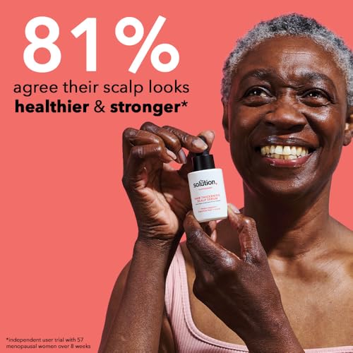 The Solution Menopause Hair Thickening Scalp Serum (30ml). Healthy Scalp Hair Growth Serum for Women, Hair Serum for Hair Growth, Cruelty Free Hair Growth Products, Hair Thickening Products for Women - Image 5